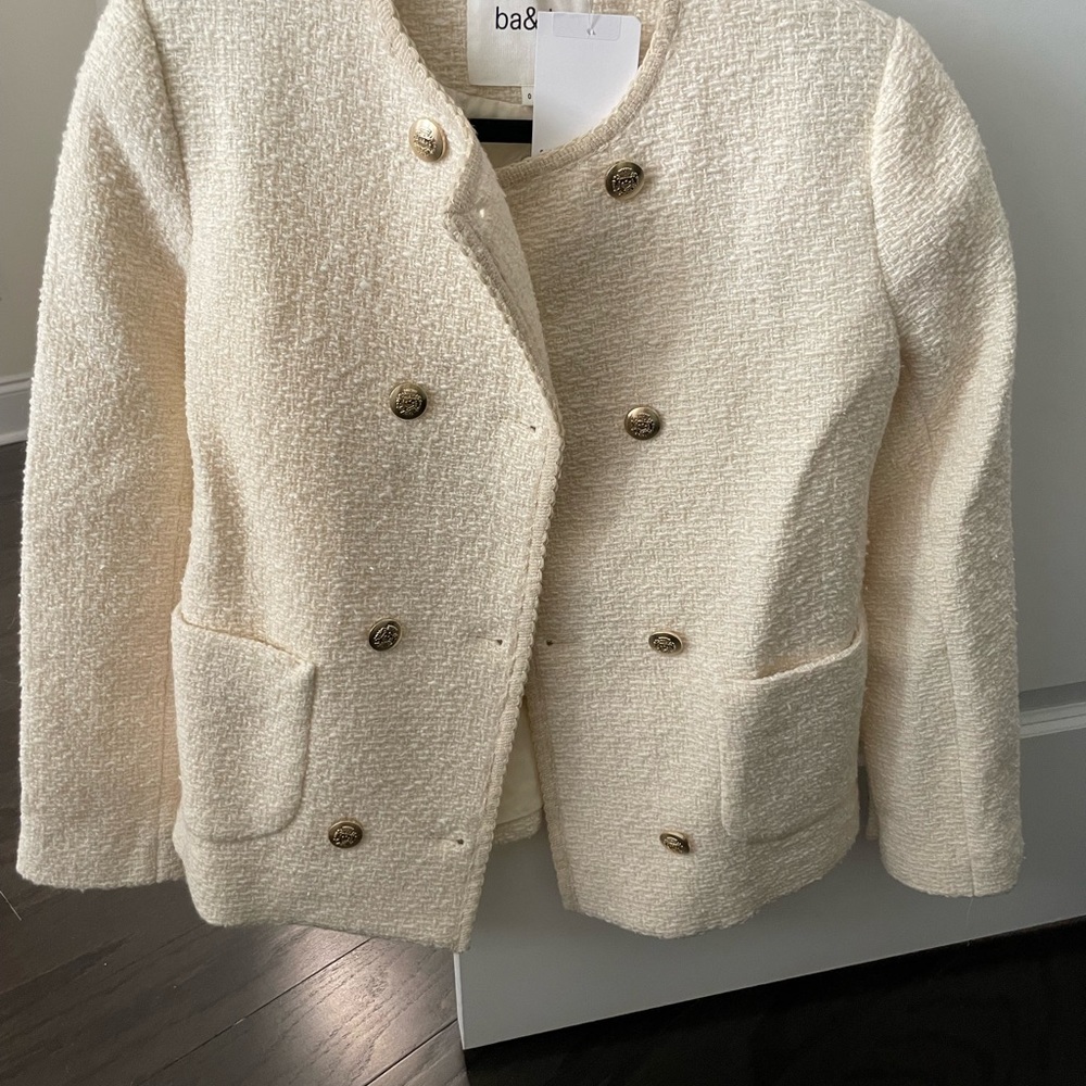ba&sh Joe Jacket Cream Tweed - Picture 5 of 7